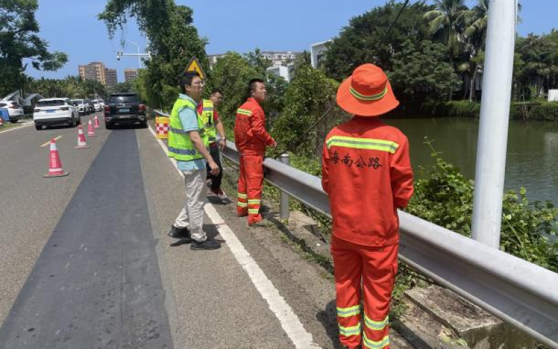 海南高速养护公司开展“五一”期间安全生产专项督导工作
