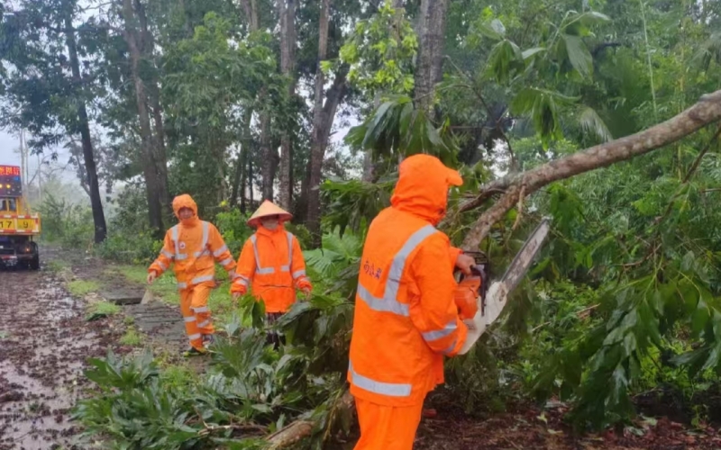 全力以赴当好铺路石，众志成城保通保畅——高速养护人在风雨中的坚守与担当