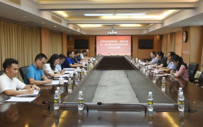 省国资委副主任吴亚梅率队到海南高速调研座谈