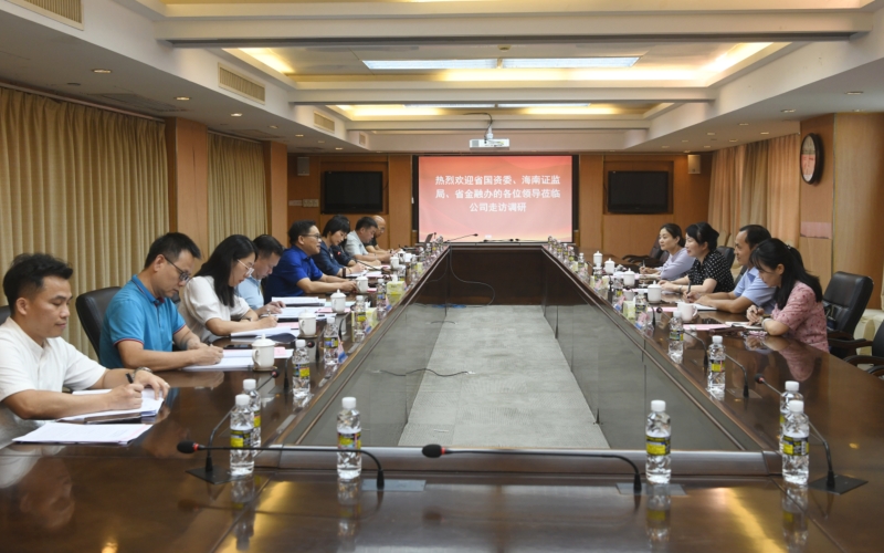 省国资委副主任吴亚梅率队到海南高速调研座谈