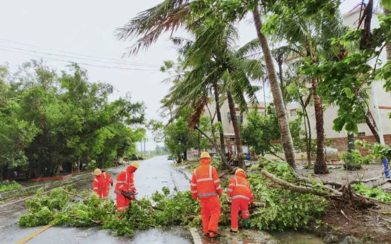 防御台风“麦德姆”，海南高速养护公司全力以赴